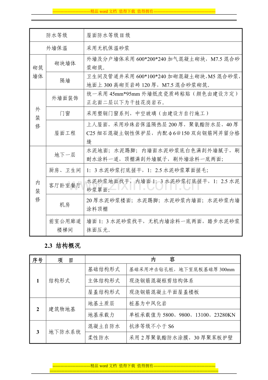 17层剪力墙高层住宅施工组织设计(筏型基础).doc_第3页