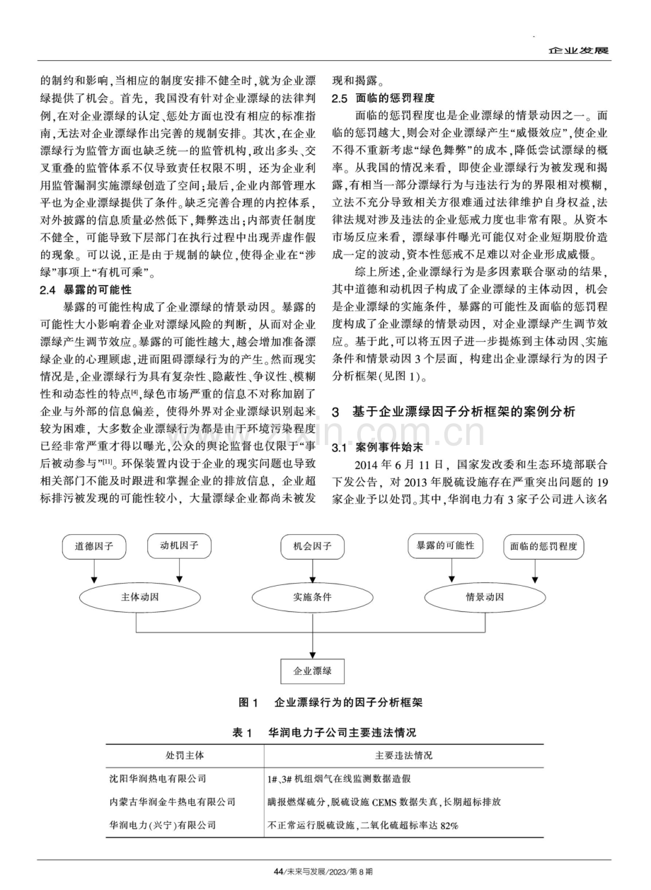 企业漂绿行为分析及治理——基于拓展舞弊风险因子理论的案例研究.pdf_第3页