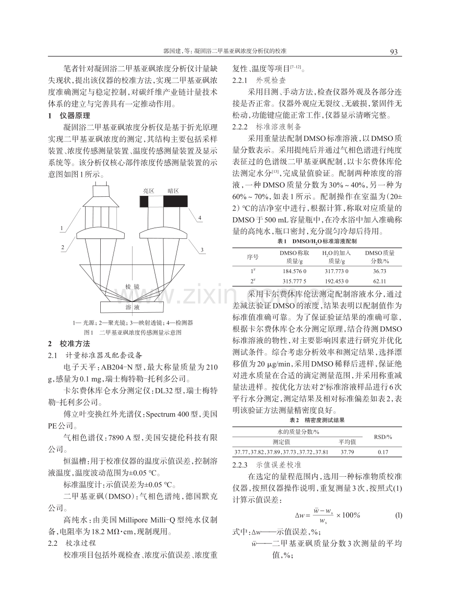 凝固浴二甲基亚砜分析仪的校准.pdf_第2页