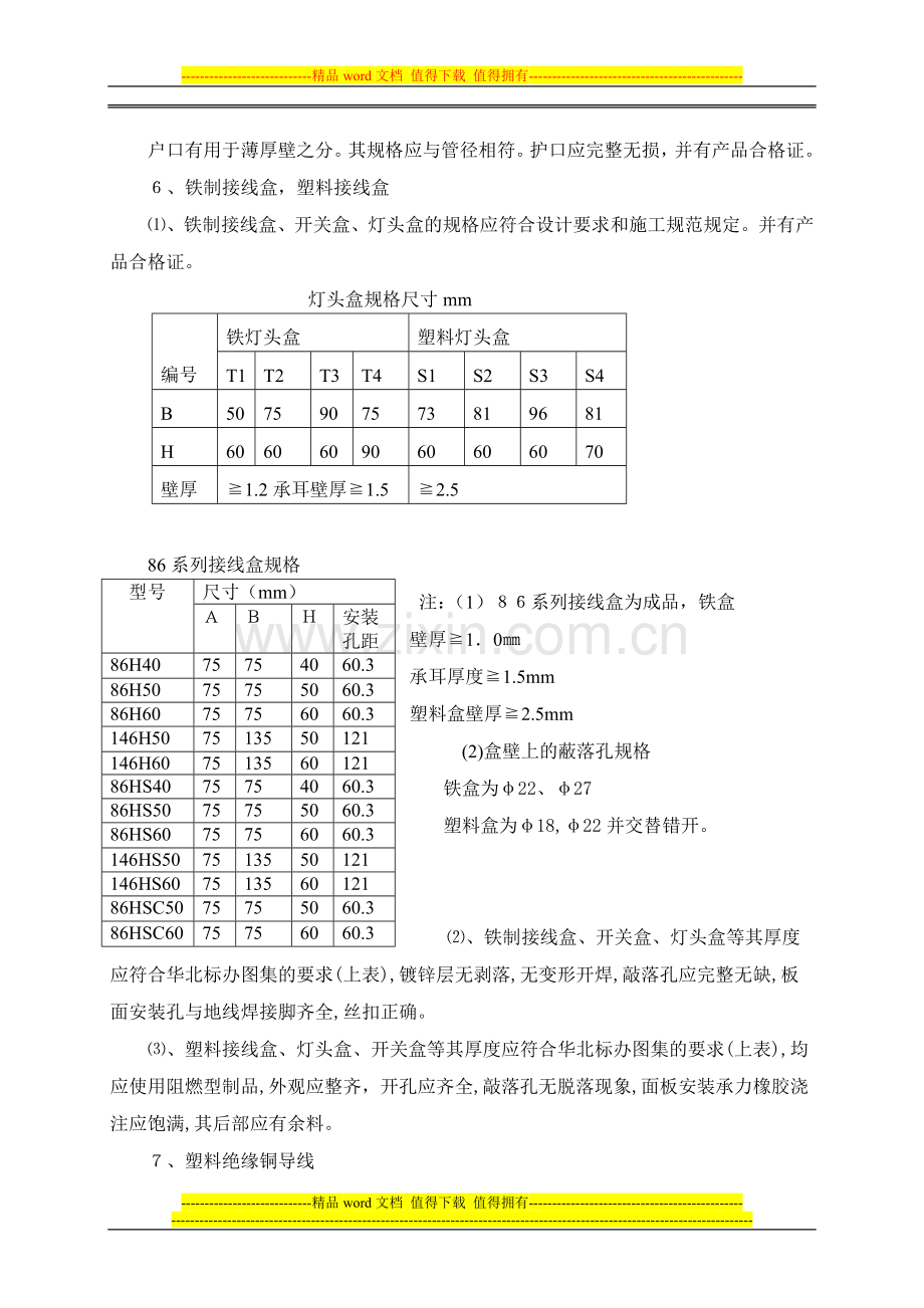 电气安装工程作业指导书-secret.doc_第3页