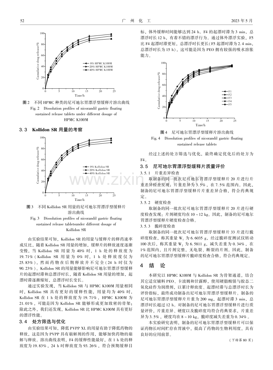 尼可地尔胃漂浮型缓释片的研制.pdf_第3页