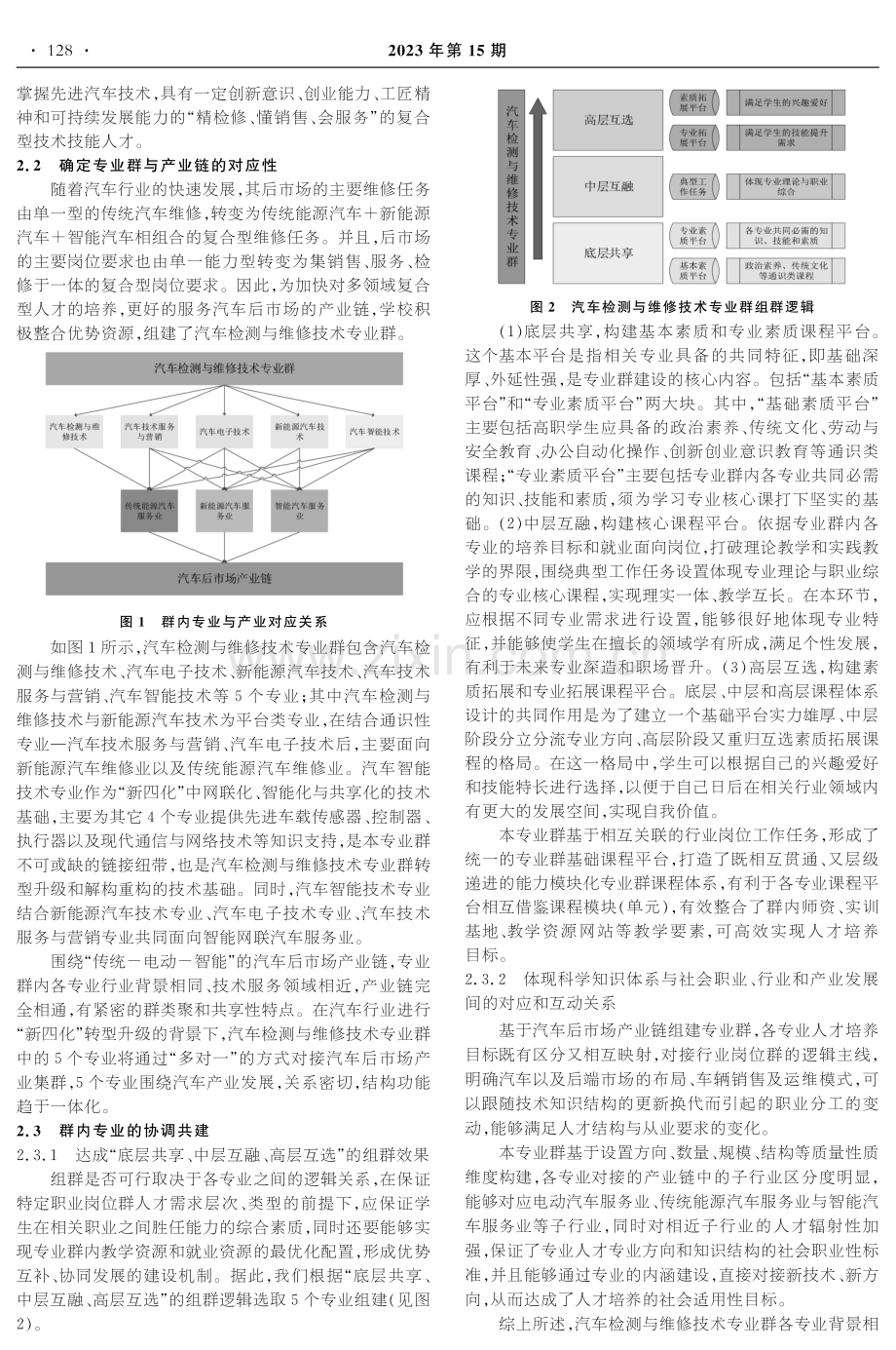 汽车检测与维修技术专业群人才培养模式的研究.pdf_第2页