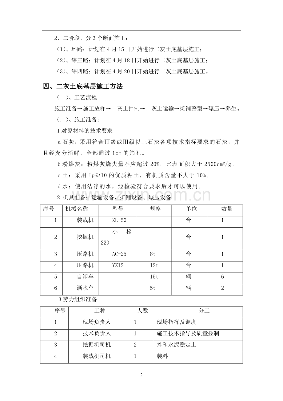 二灰土路基专项施工方案-secret.doc_第2页