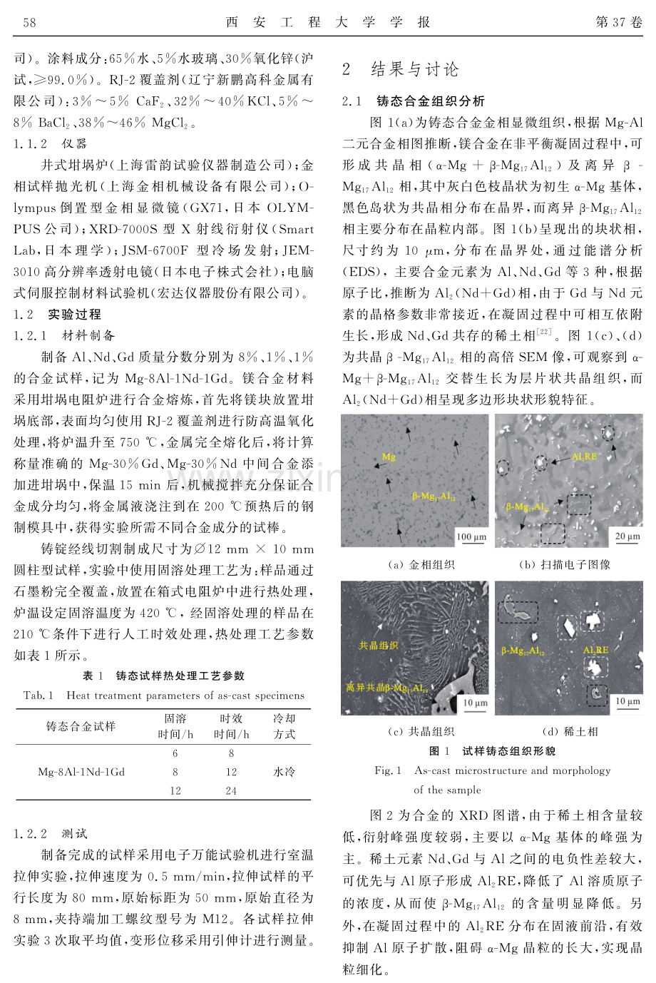 钕钆变质镁铝基合金的固溶及时效行为.pdf_第3页