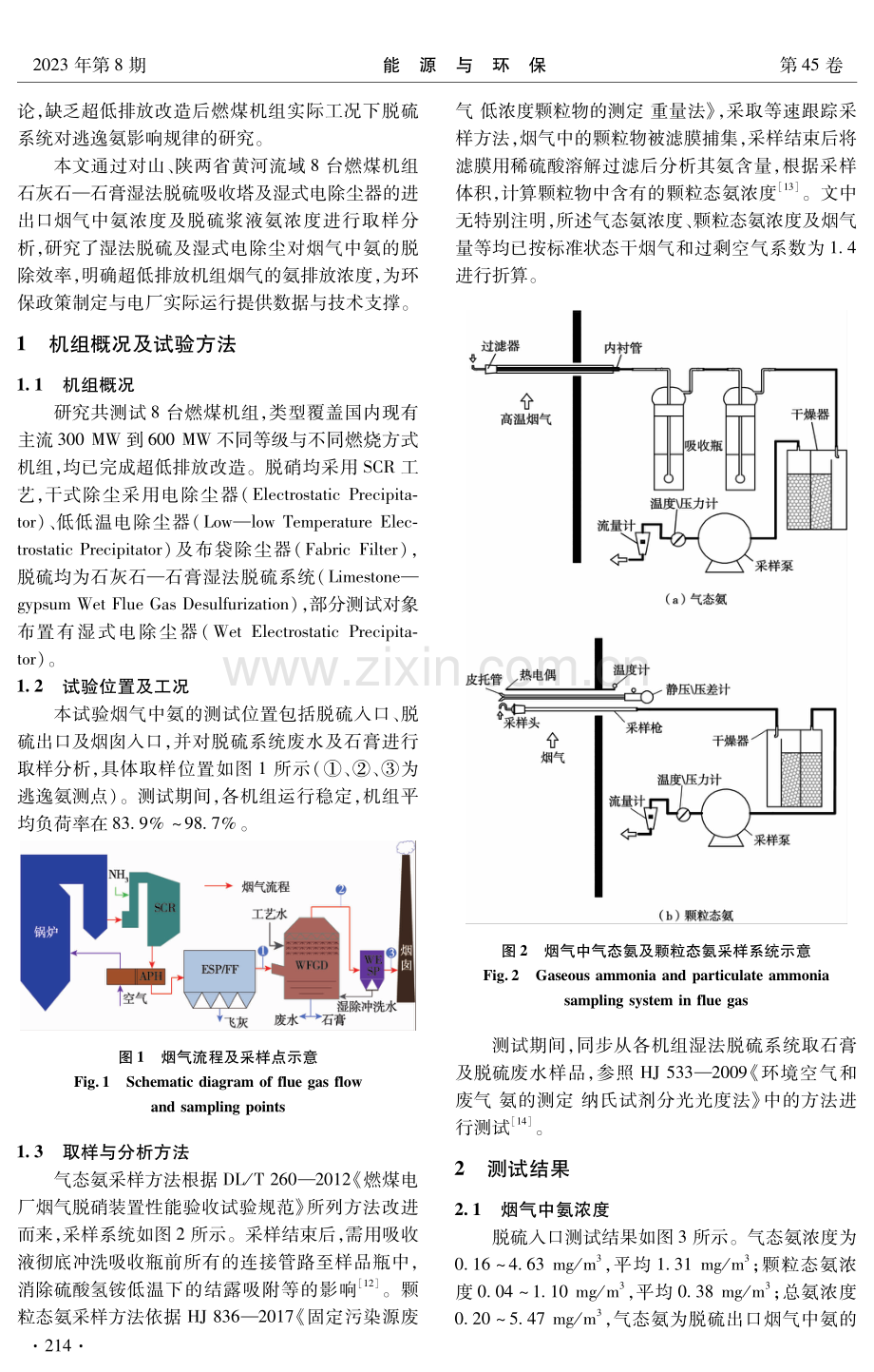 燃煤机组脱硫与湿电对氨脱除特性影响研究.pdf_第2页