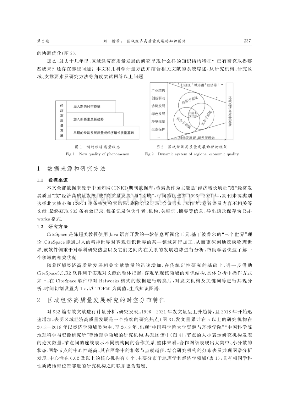 区域经济高质量发展的知识图谱.pdf_第2页