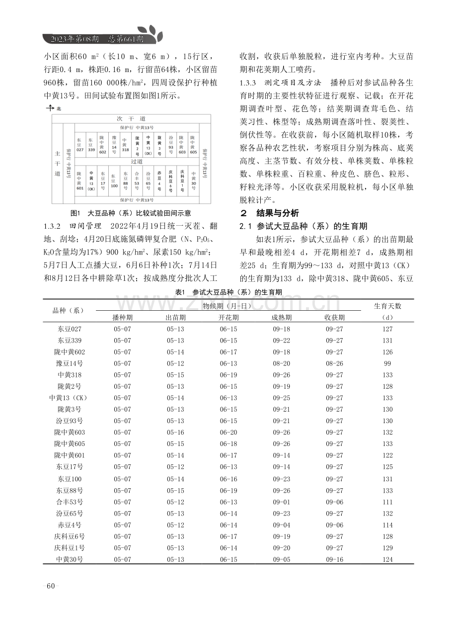 庆阳市大豆品种（系）比较试验初报.pdf_第2页