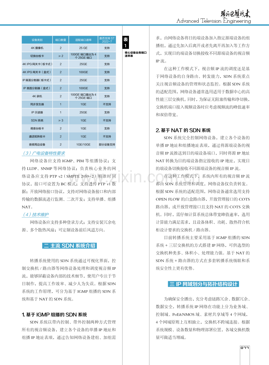 浅析基于IP的转播系统网络架构设计.pdf_第2页