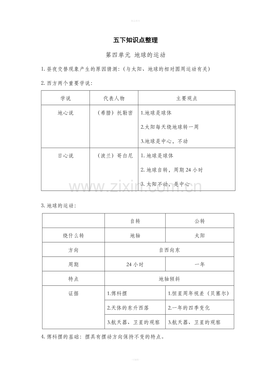 人教版小学科学五年级下册知识点整理.doc_第1页