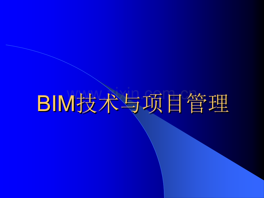 BIM技术与项目管理.ppt_第1页