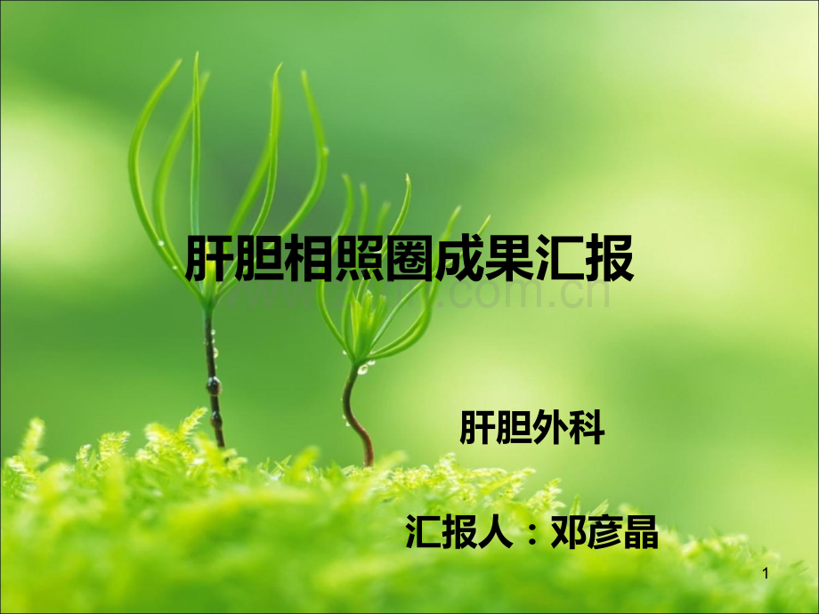 肝胆外科QCC成果发布(邓彦晶)-PPT课件.ppt_第1页