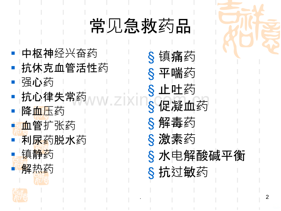 ICU急救药物PPT课件.ppt_第2页