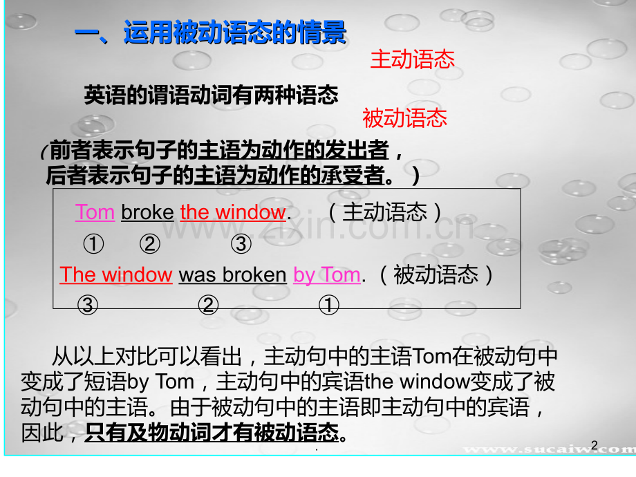 被动语态解采用版PPT课件.ppt_第2页