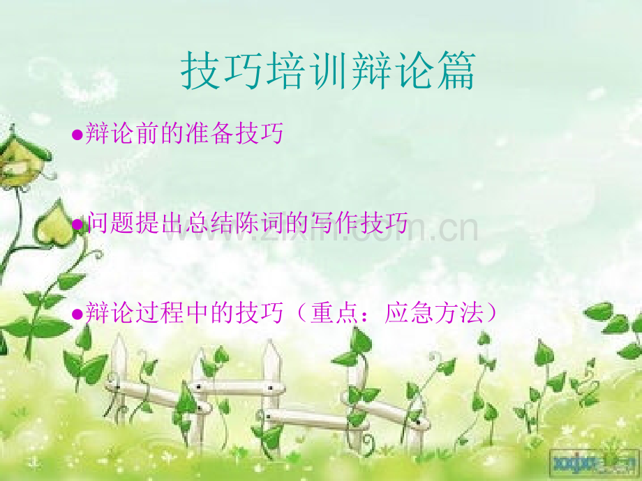 辩论赛技巧培训篇.ppt_第1页