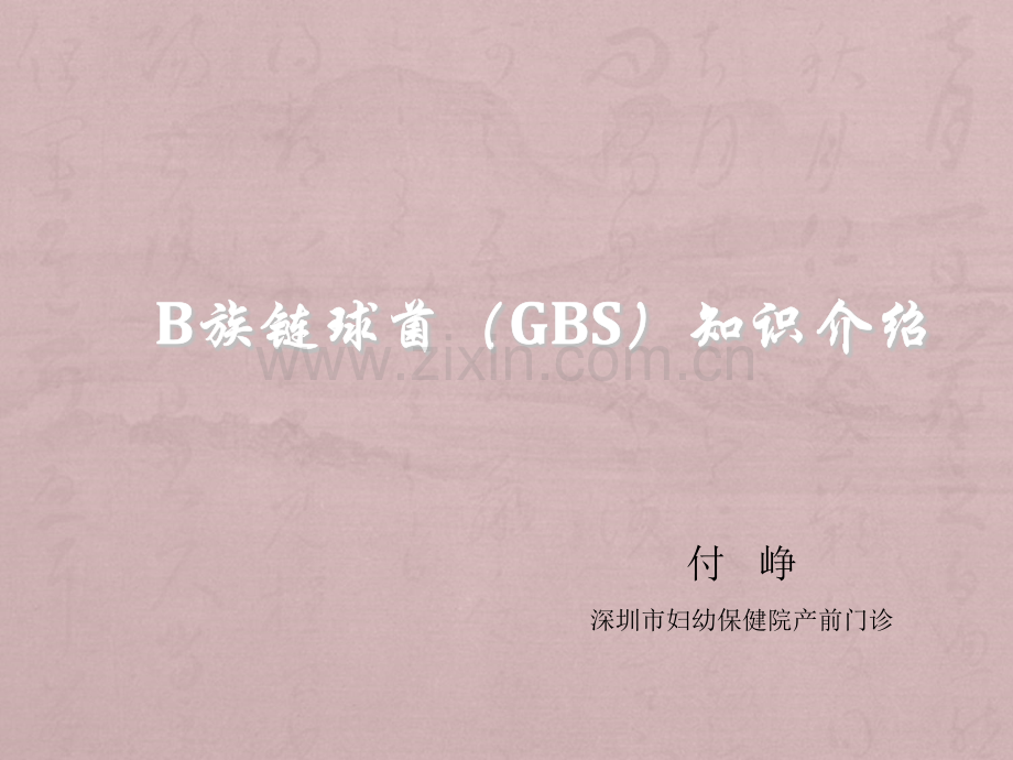 B族链球菌.ppt_第1页