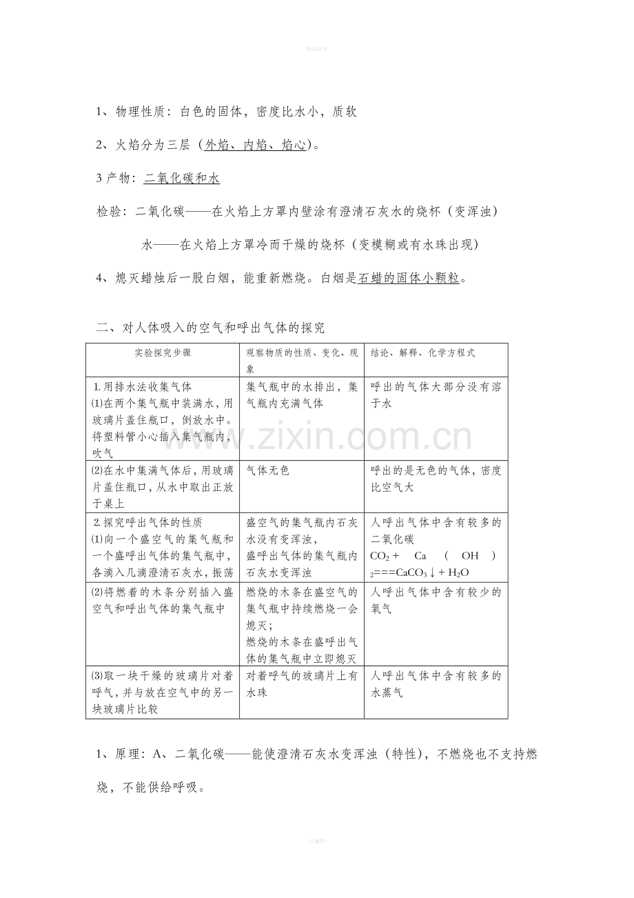 人教版九年级上册化学知识点汇总.doc_第3页