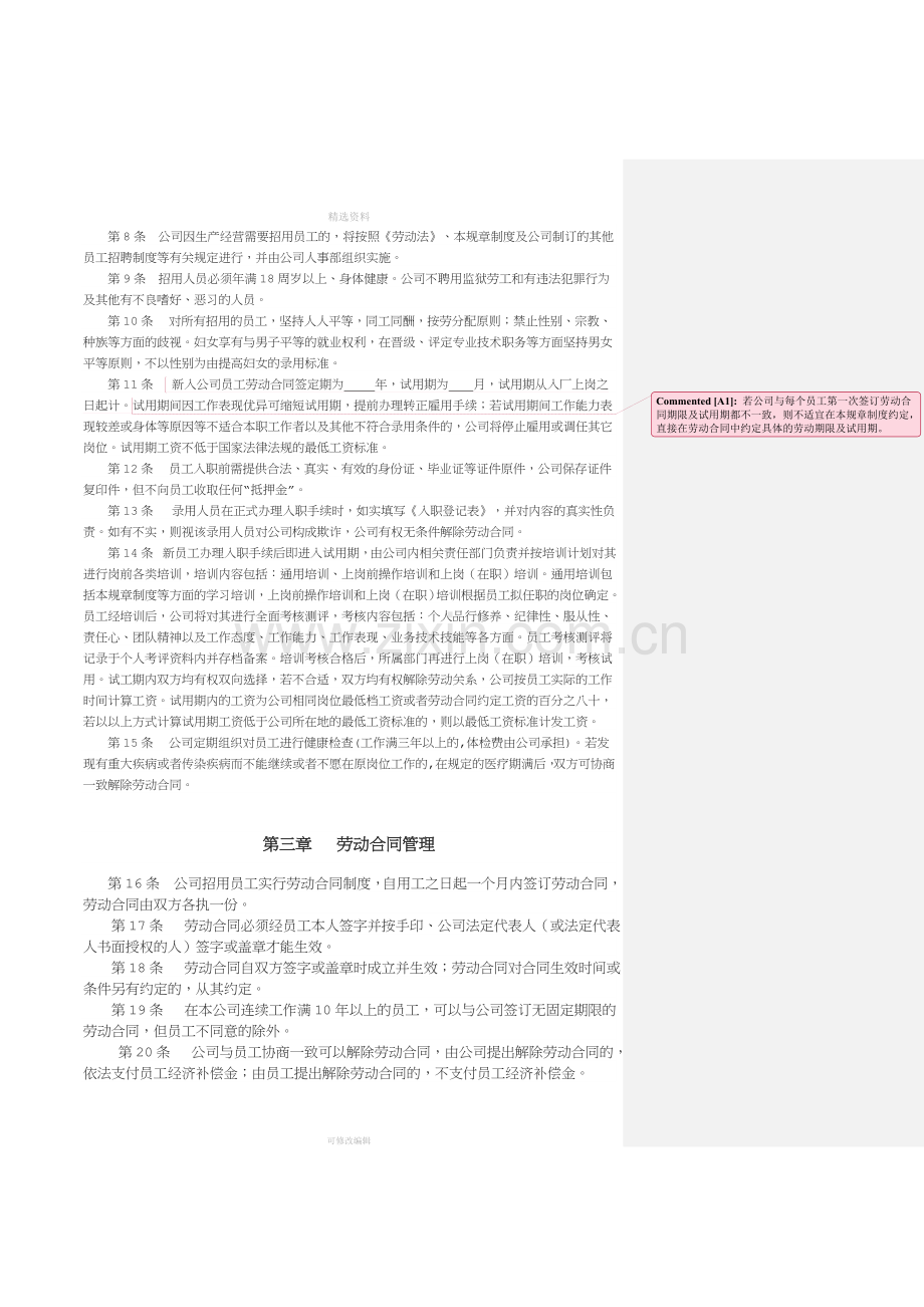 公司规章制度标准版.docx_第3页