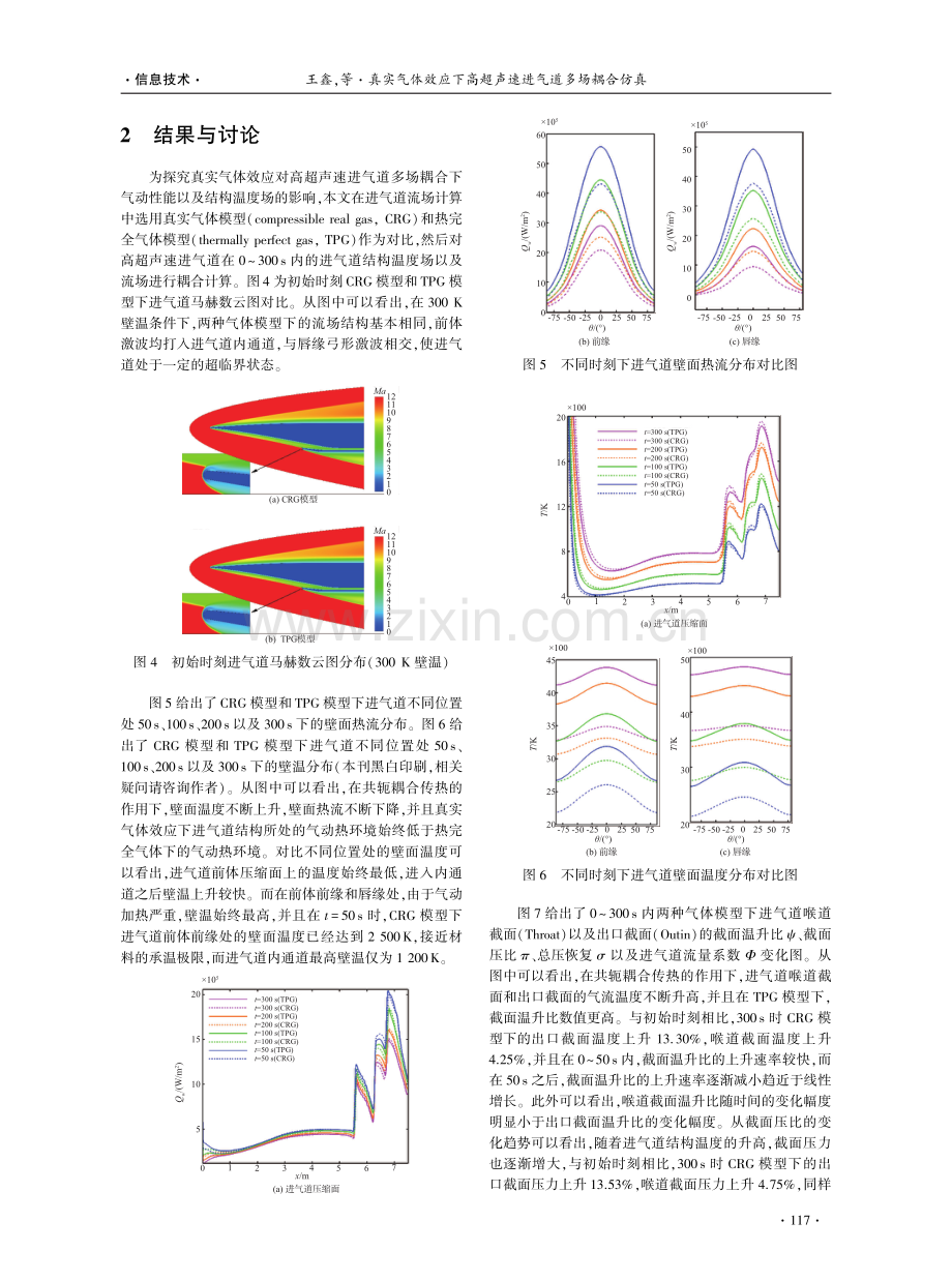 真实气体效应下高超声速进气道多场耦合仿真.pdf_第3页