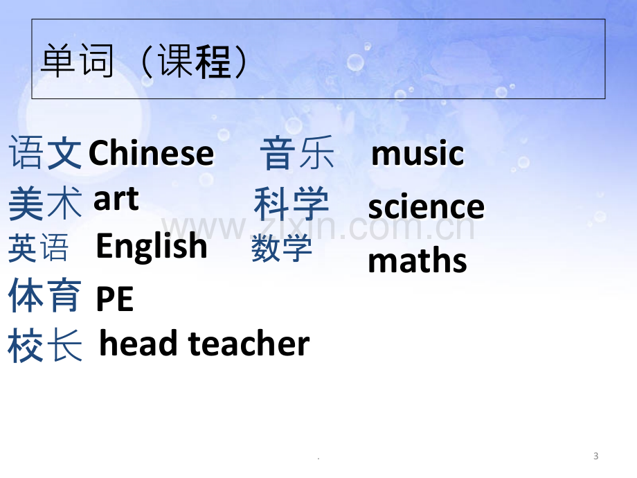 五年级上册英语期末总复习PPT课件.ppt_第3页