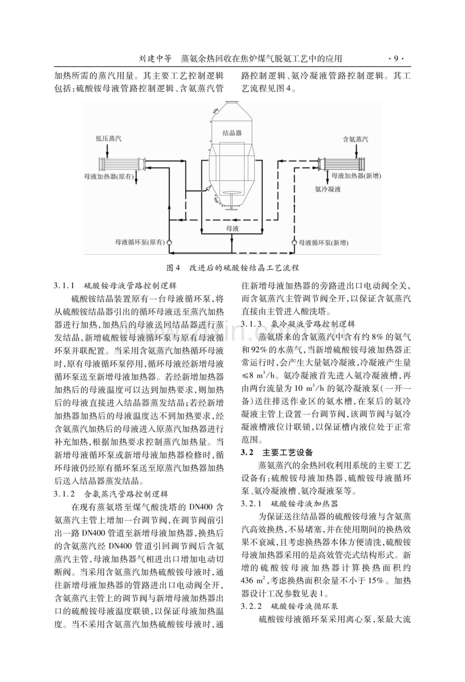 蒸氨余热回收在焦炉煤气脱氨工艺中的应用.pdf_第3页