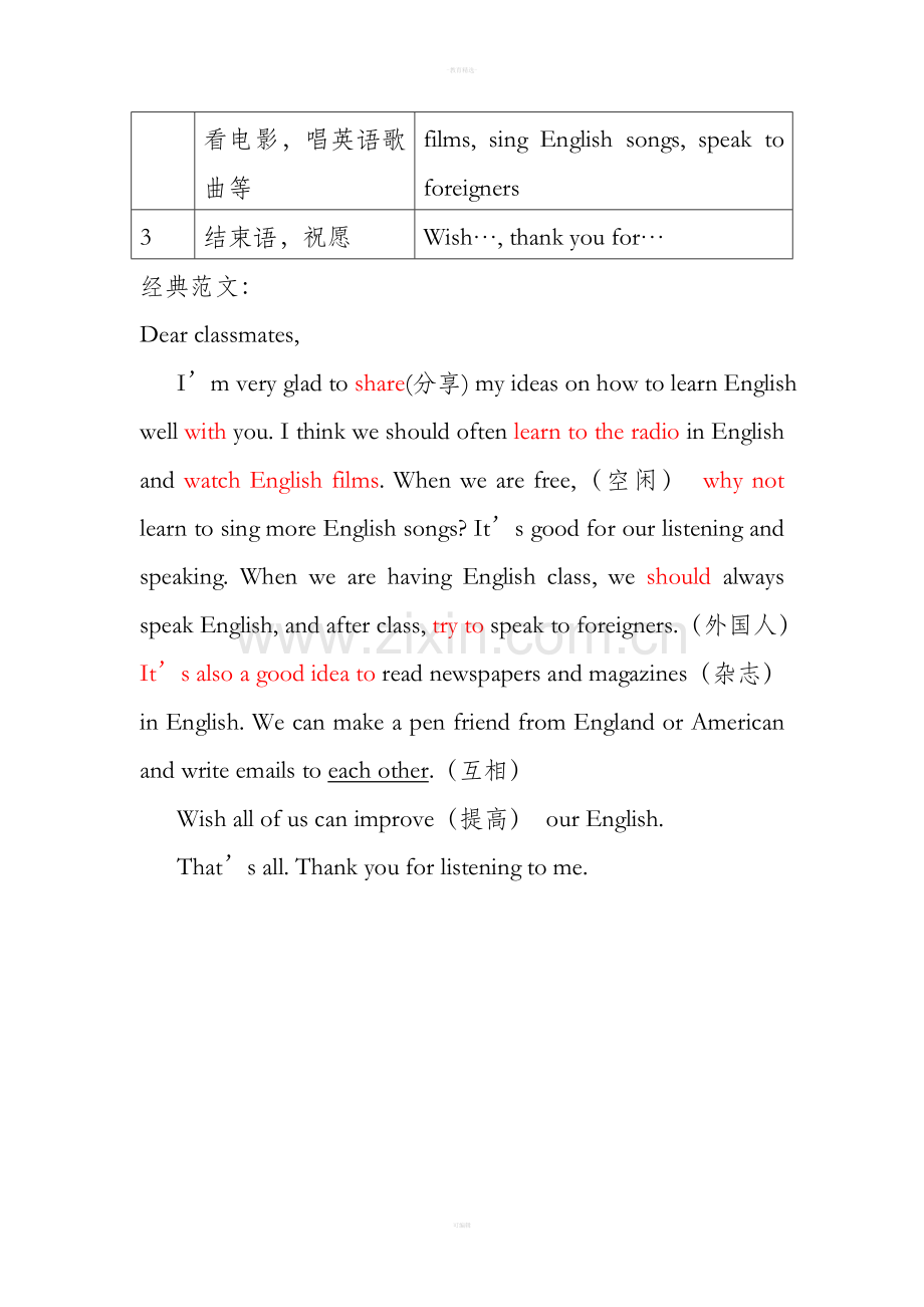 外研版八年级上英语作文范文.doc_第2页