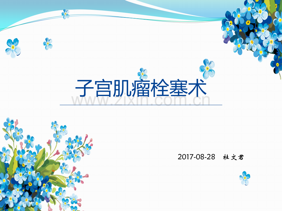 子宫肌瘤介入术护理查房.pptx_第1页