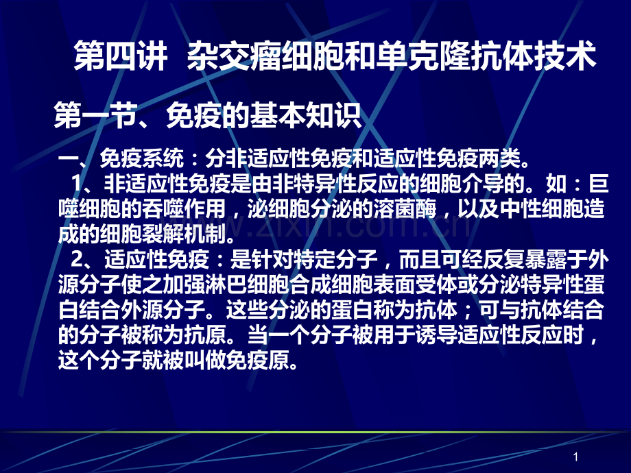 杂交瘤技术和单克隆抗体技术PPT课件.ppt_第1页