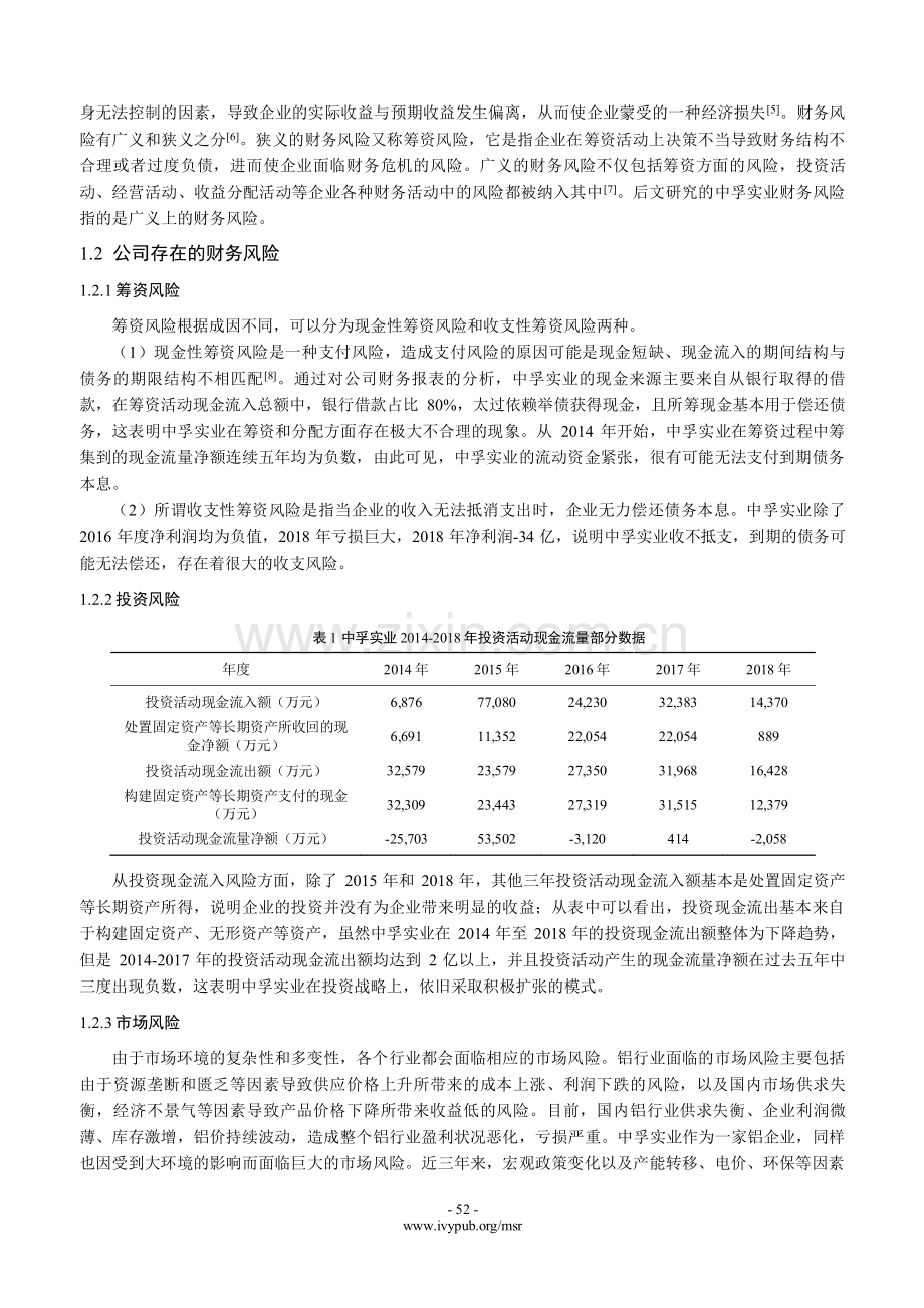 中孚实业财务风险的分析与防范.pdf_第2页