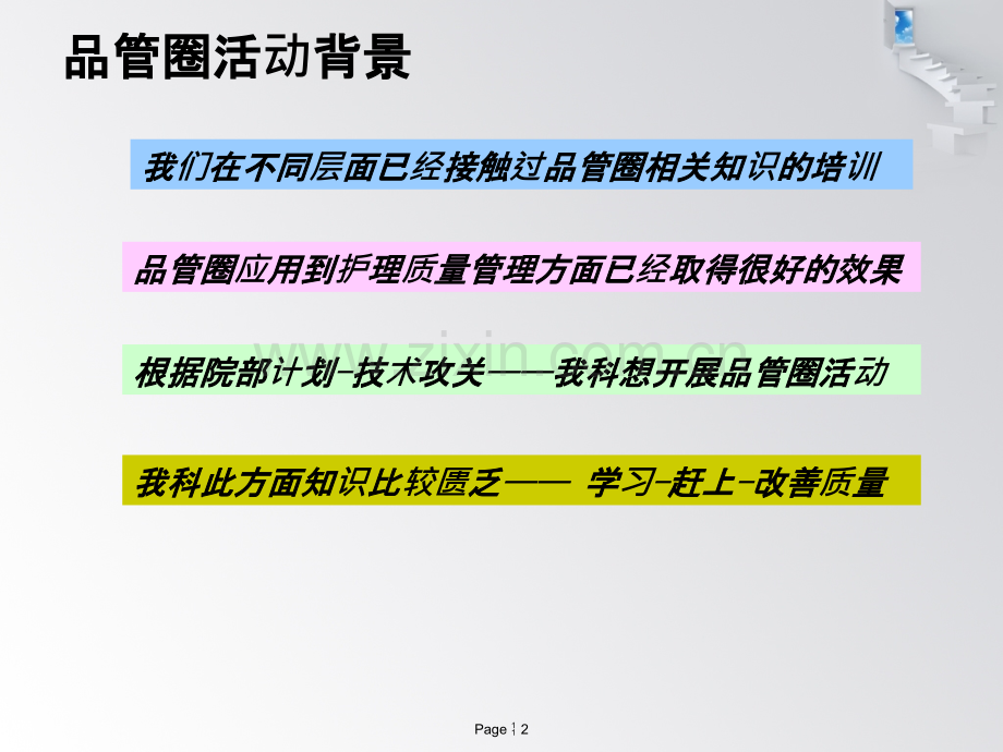 ICU品管圈活动汇报PPT课件.ppt_第2页