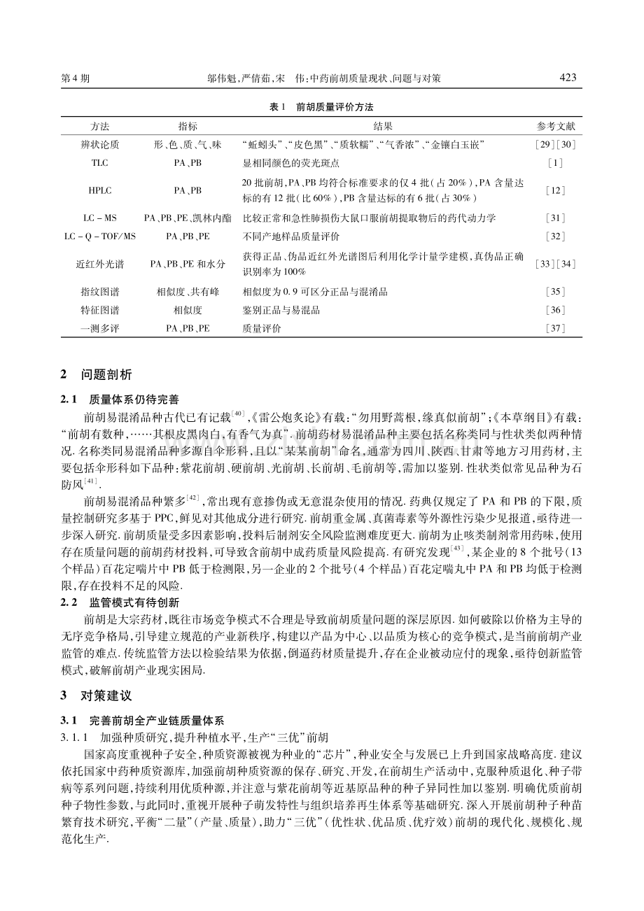 中药前胡质量现状、问题与对策.pdf_第3页