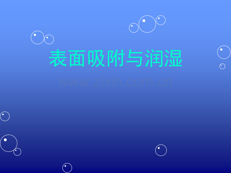 表面吸附与润湿.ppt_第1页