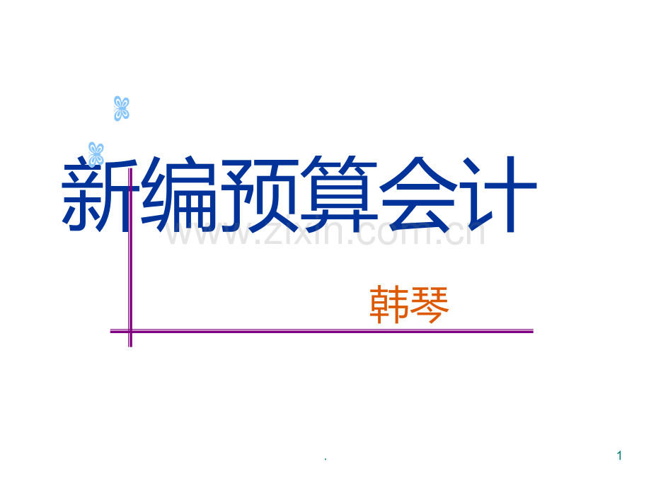 预算会计PPT课件.ppt_第1页