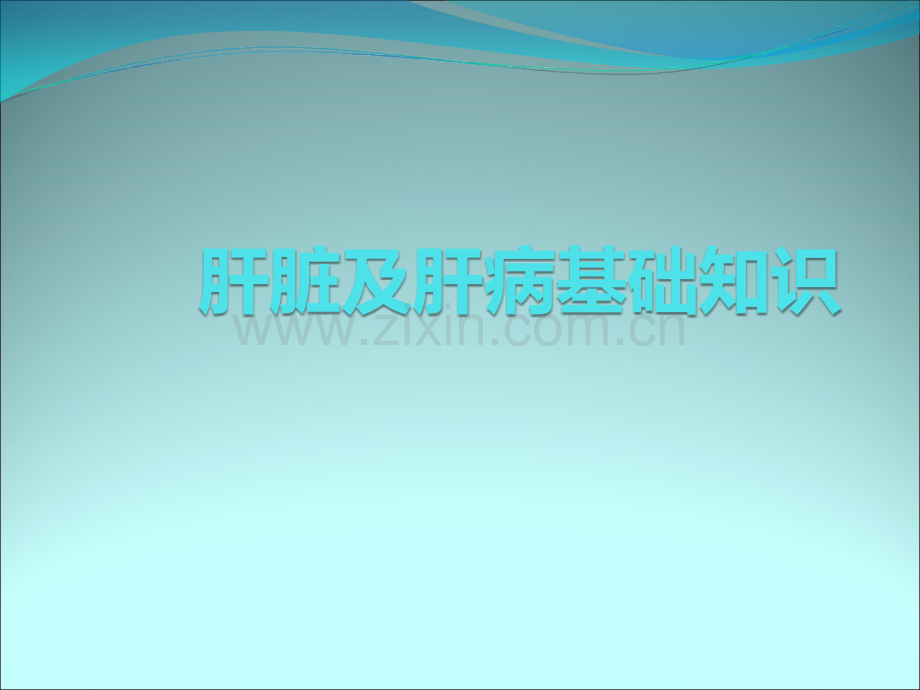 肝脏及肝病基础知识ppt课件.ppt_第1页