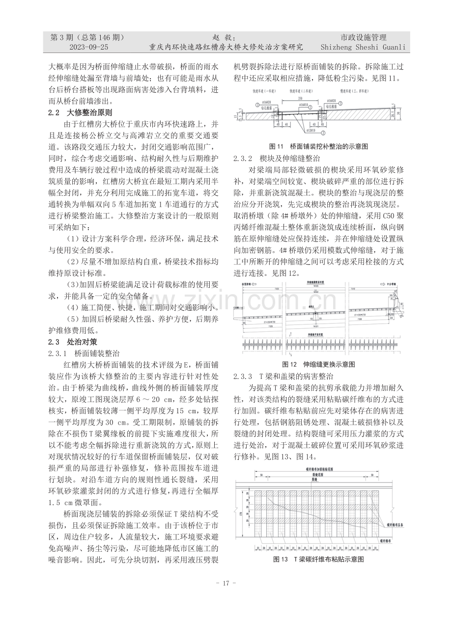 重庆内环快速路红槽房大桥大修处治方案研究.pdf_第3页