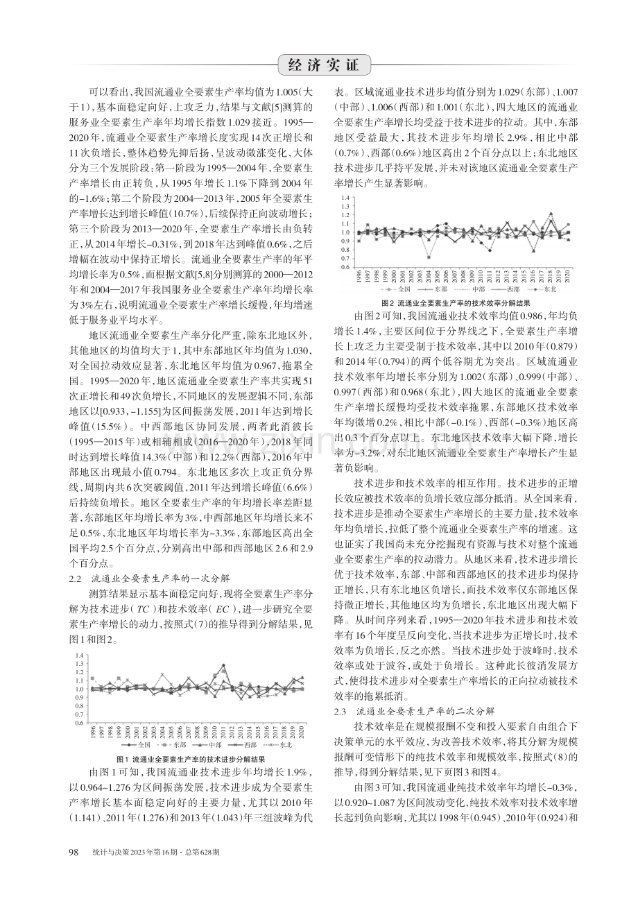 中国流通业全要素生产率测算及其趋同效应检验.pdf_第3页