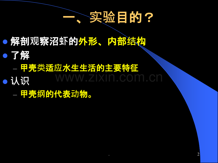 动物学实验教案7沼虾解剖ppt课件.ppt_第2页