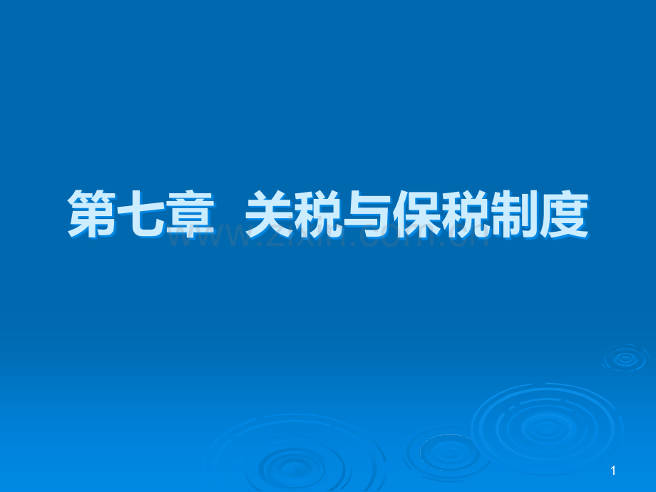 第五章-关税与保税制度PPT课件.ppt_第1页