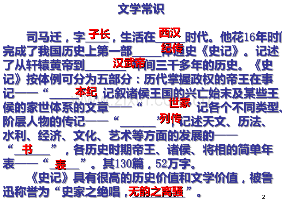 报任安书!鲁教版PPT课件.ppt_第2页