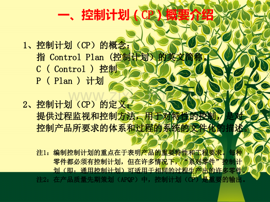 CP控制计划(control-plan培训内容).ppt_第1页