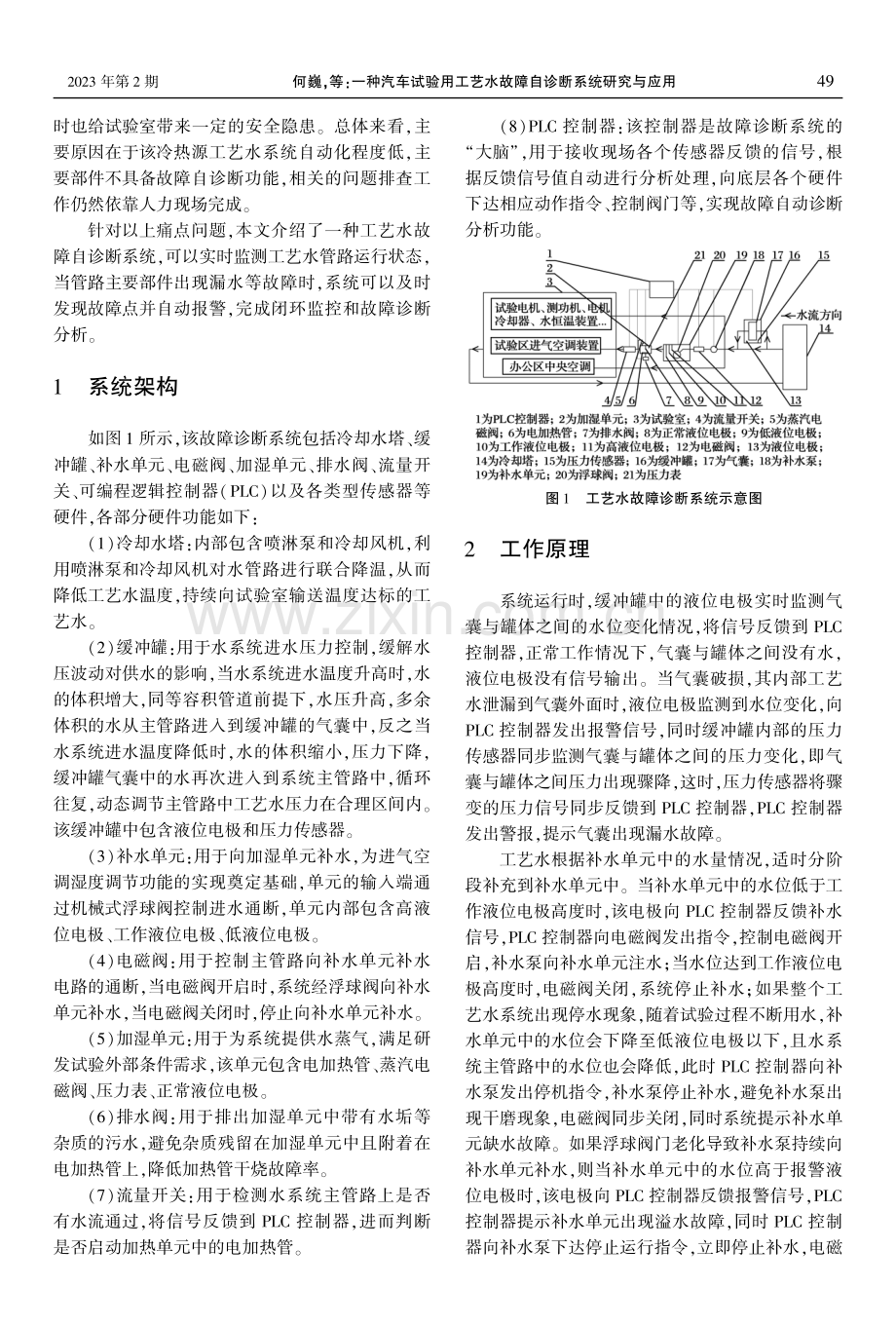 一种汽车试验用工艺水故障自诊断系统研究与应用.pdf_第2页