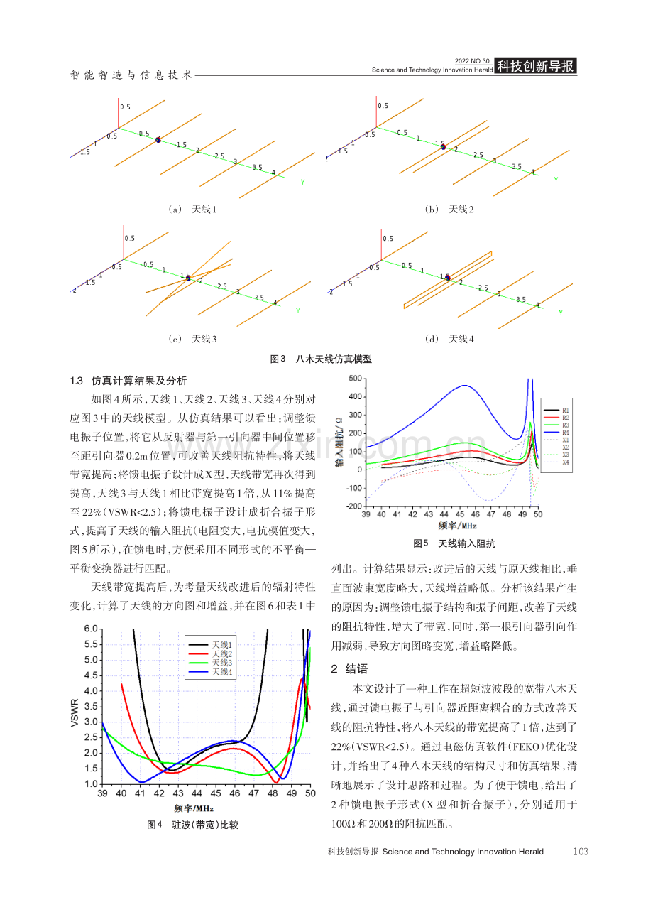 一种超短波宽带八木天线的仿真与设计.pdf_第3页