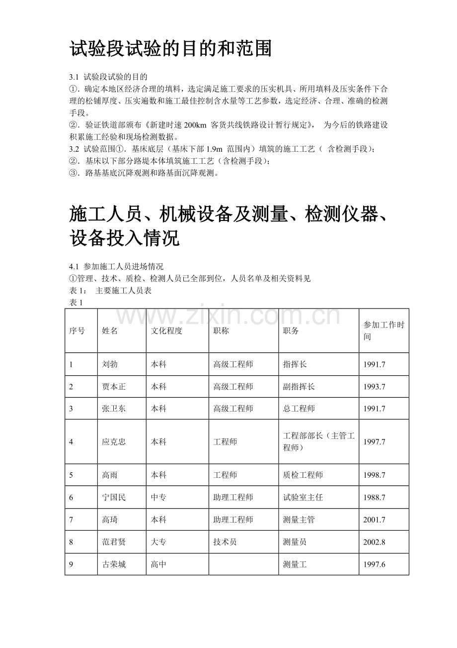 铁路工程施工资料-高速铁路路基填筑试验段施工方案.doc_第3页