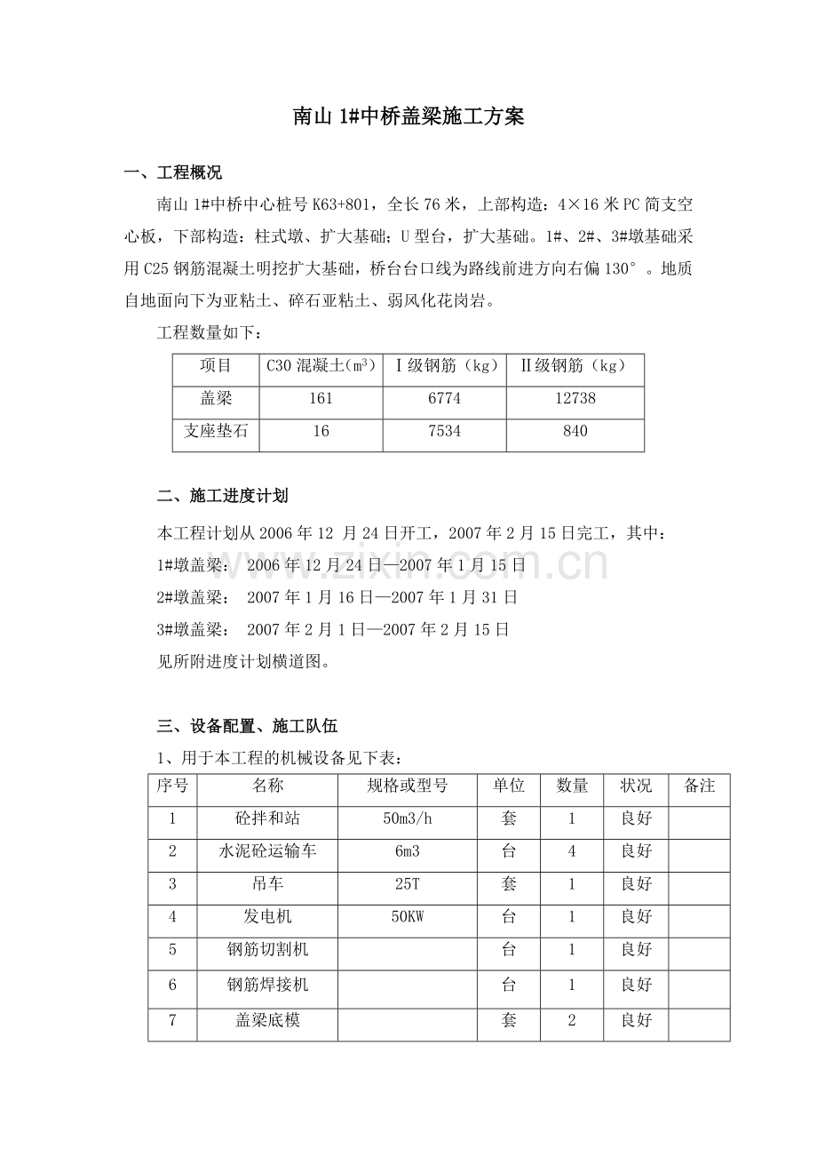 盖梁施工方案.doc_第1页