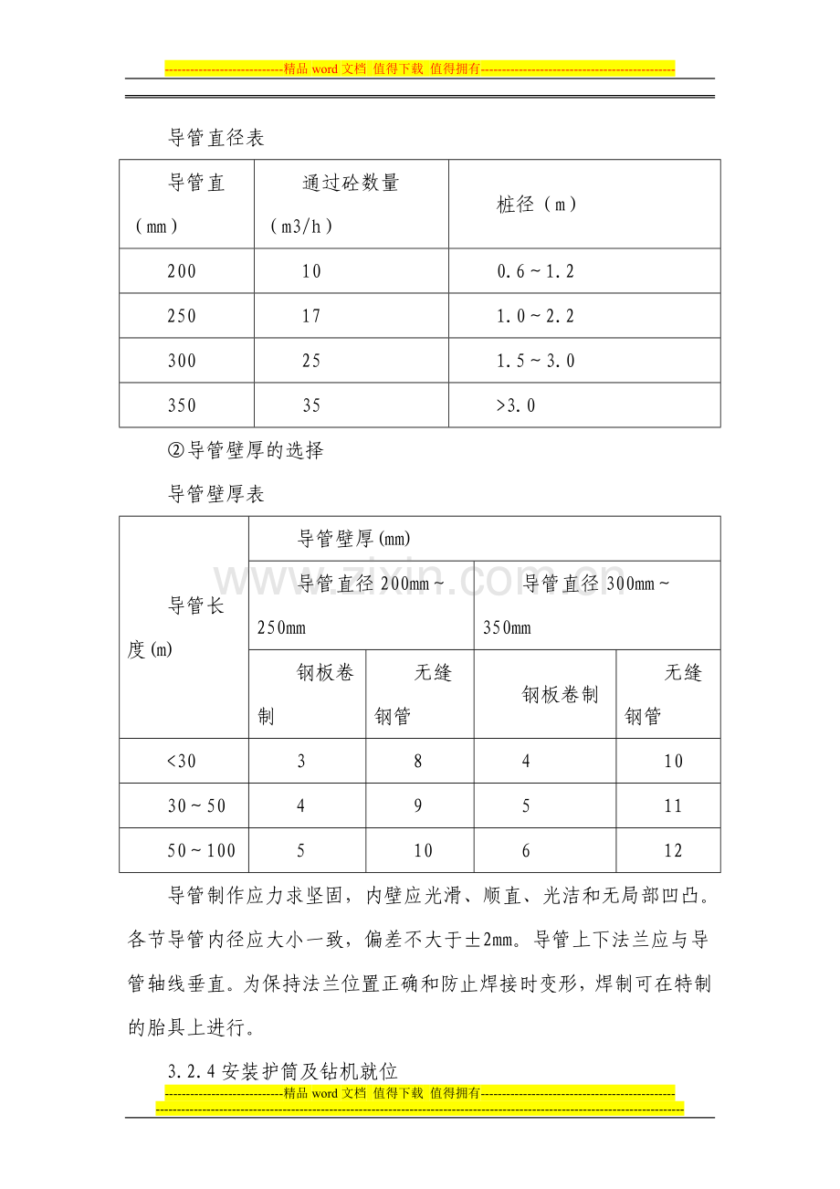 冲击钻孔灌注桩施工作业指导书.doc_第3页