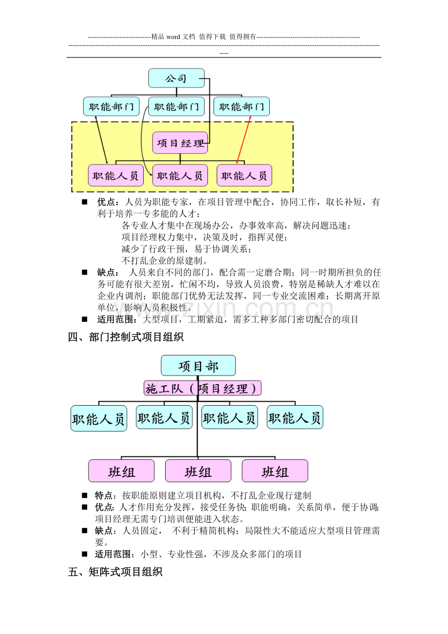 施工项目管理组织主要形式.doc_第3页