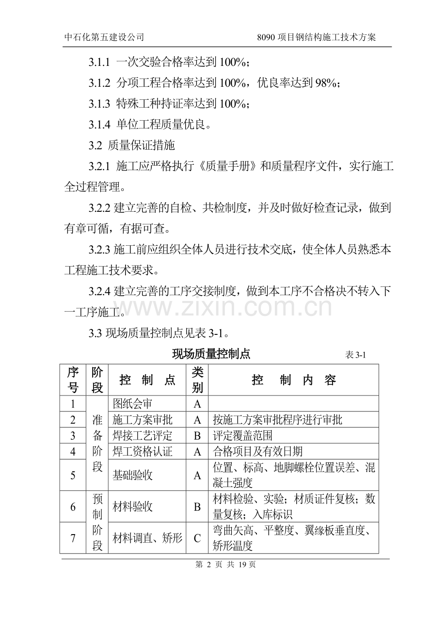 钢结构施工技术方案.doc_第2页