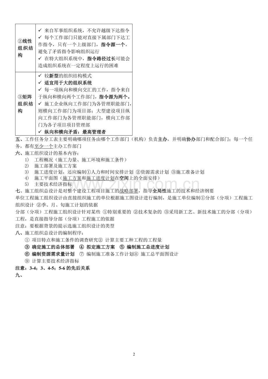 二建《建设工程施工管理》复习要点.doc_第2页