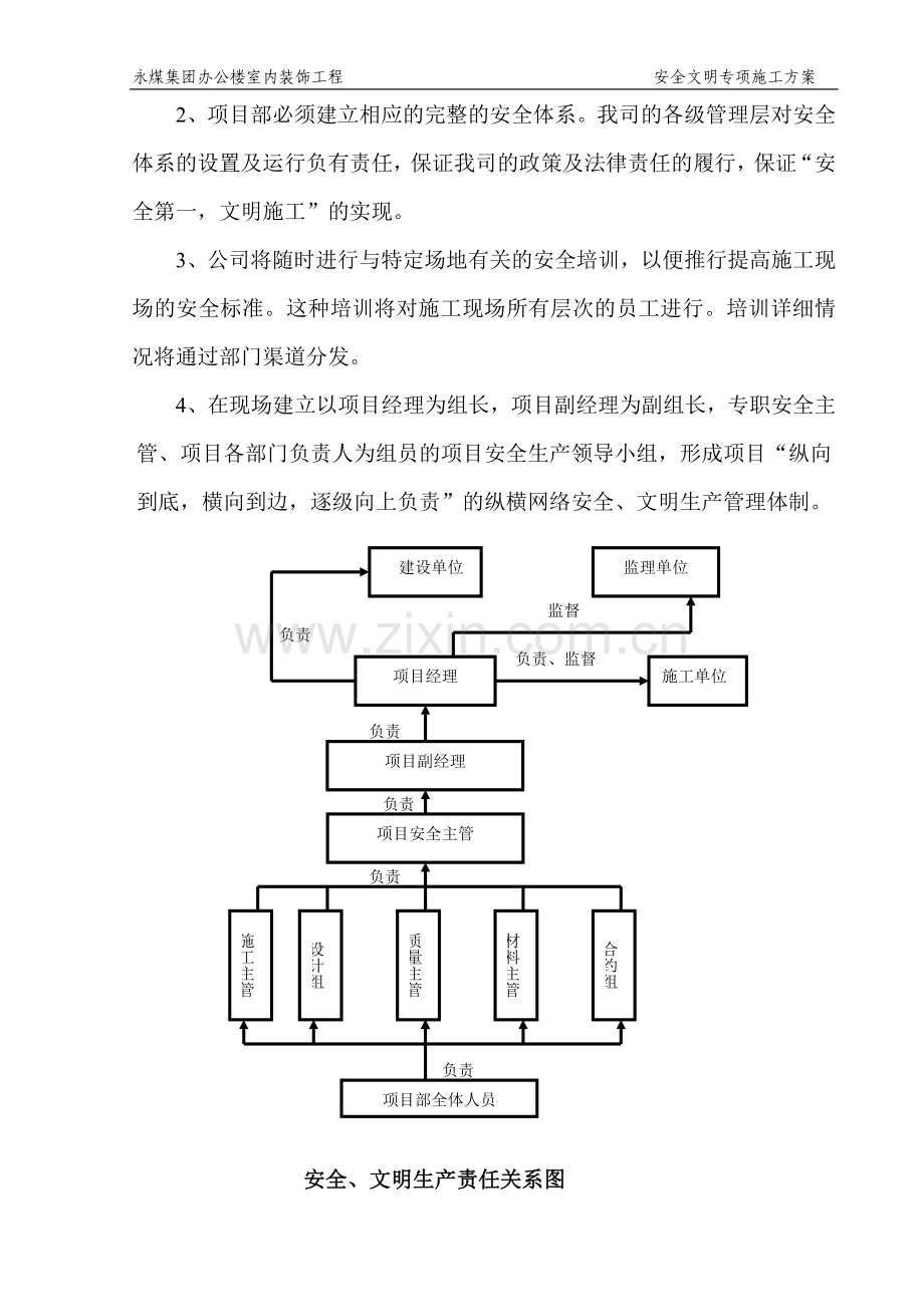 安全文明施工专项方案(永煤集团办公楼室内装饰).doc_第3页