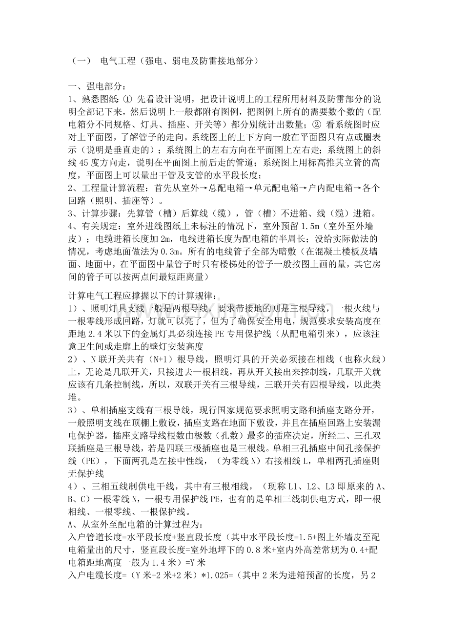 手工计算安装工程量.docx_第1页