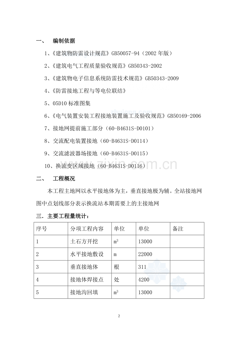 某工程防雷接地安装施工方案-secret.doc_第2页